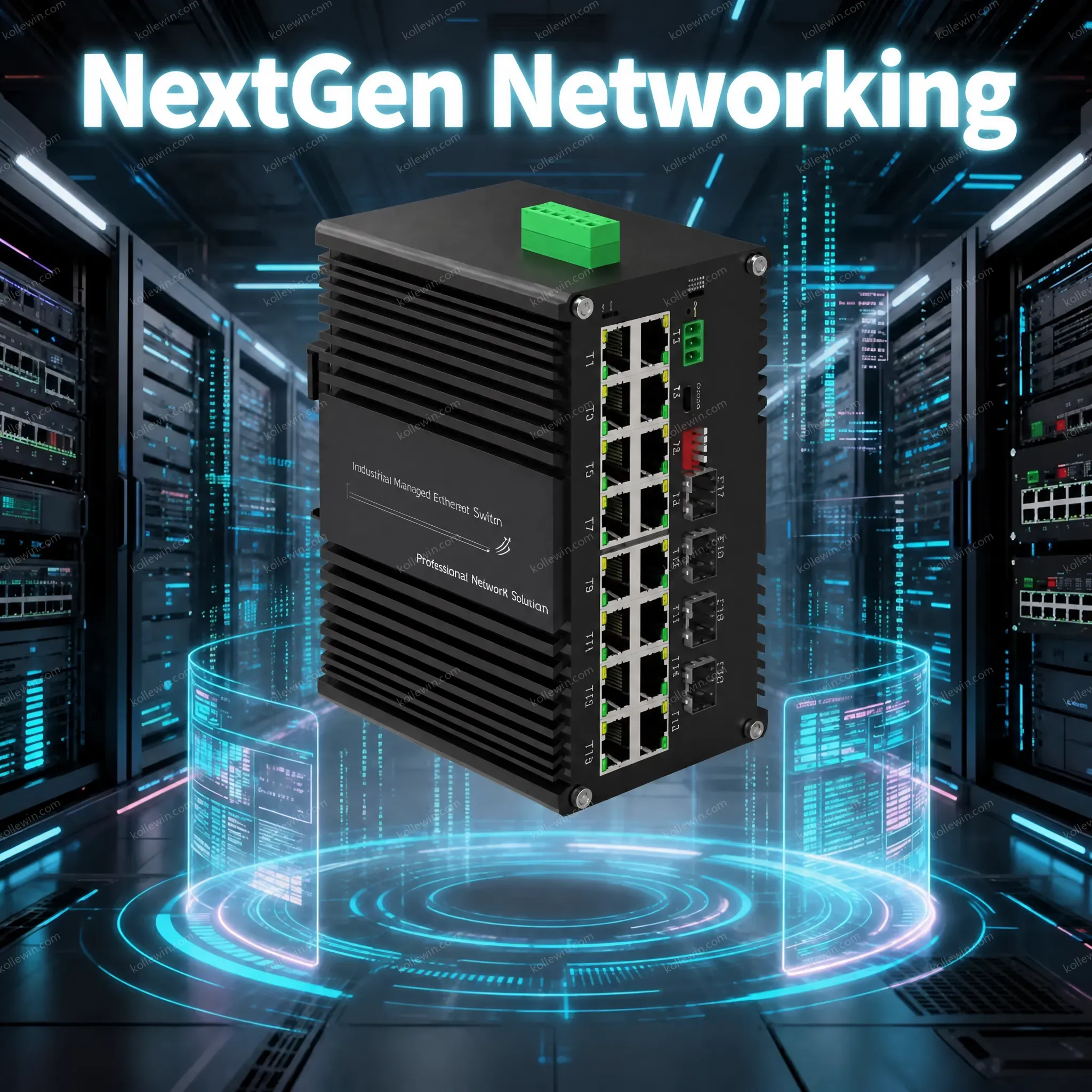 Advanced L2+ Managed 16-Port Gigabit and 4-Port 1000X SFP Industrial Ethernet Switch for High-Density Connectivity
