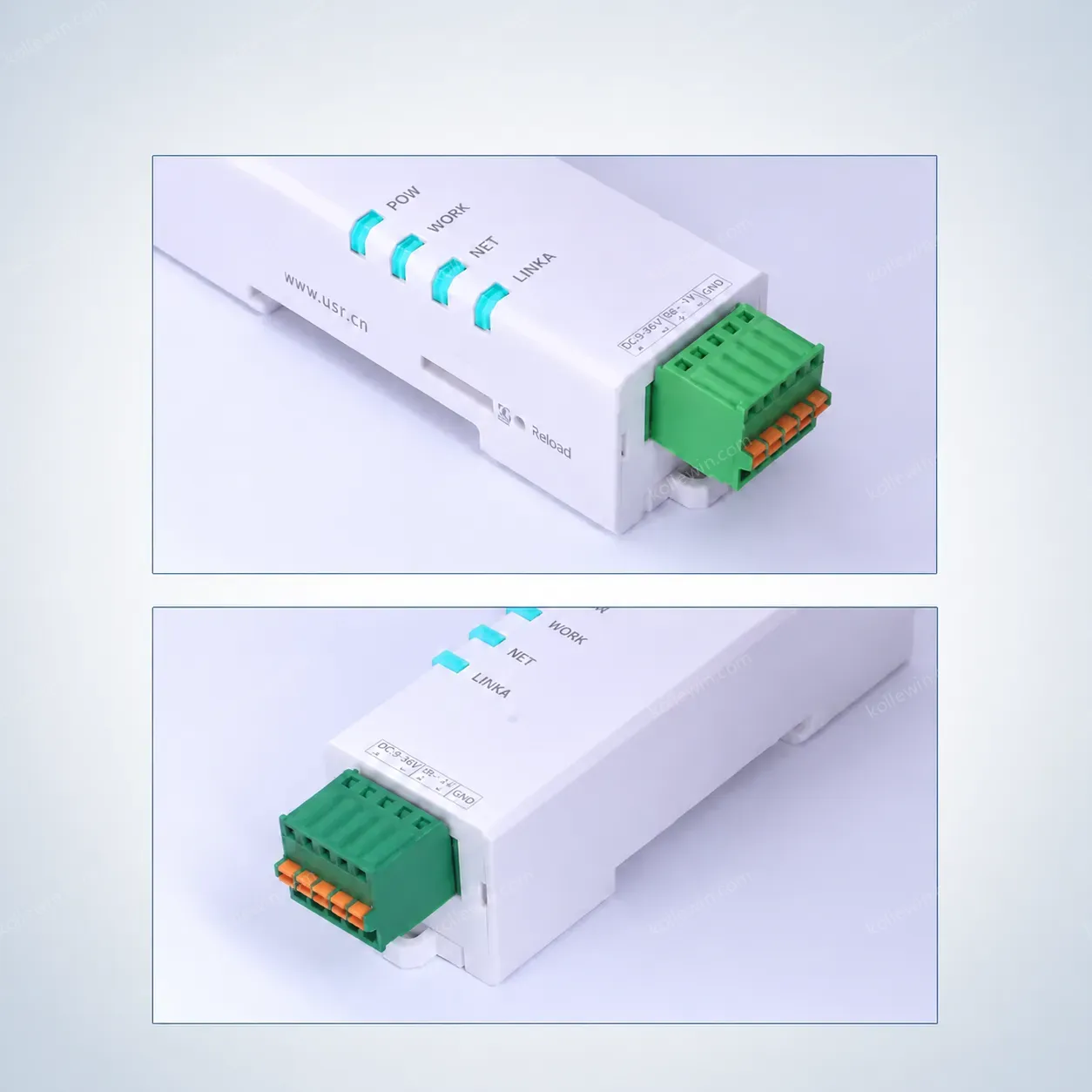 USR-DR154 Ultra-small High Integration DIN-Rail Industrial Wireless CAT 1 Cellular Modem with RS485 Interface SIM/USIM Support