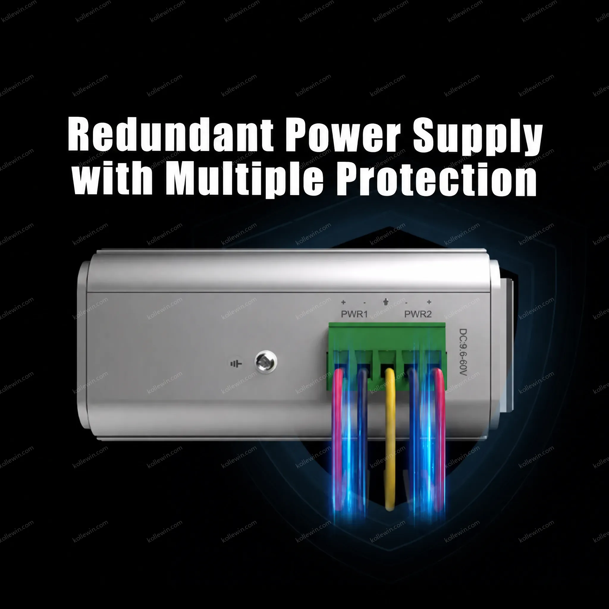 PUSR Gigabit Industrial Switch 5/8 Ports With 10/100/1000Mbps Lighting Protection 6KV Dustproof Design USR-ISG/ISF