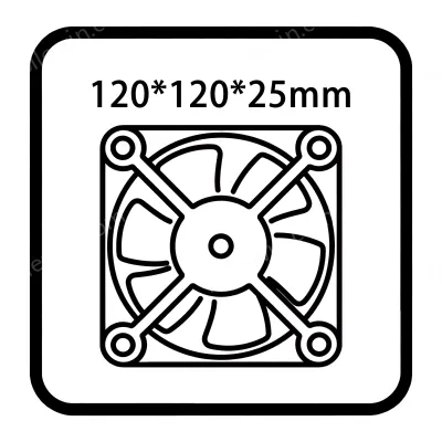 120*120*25mm