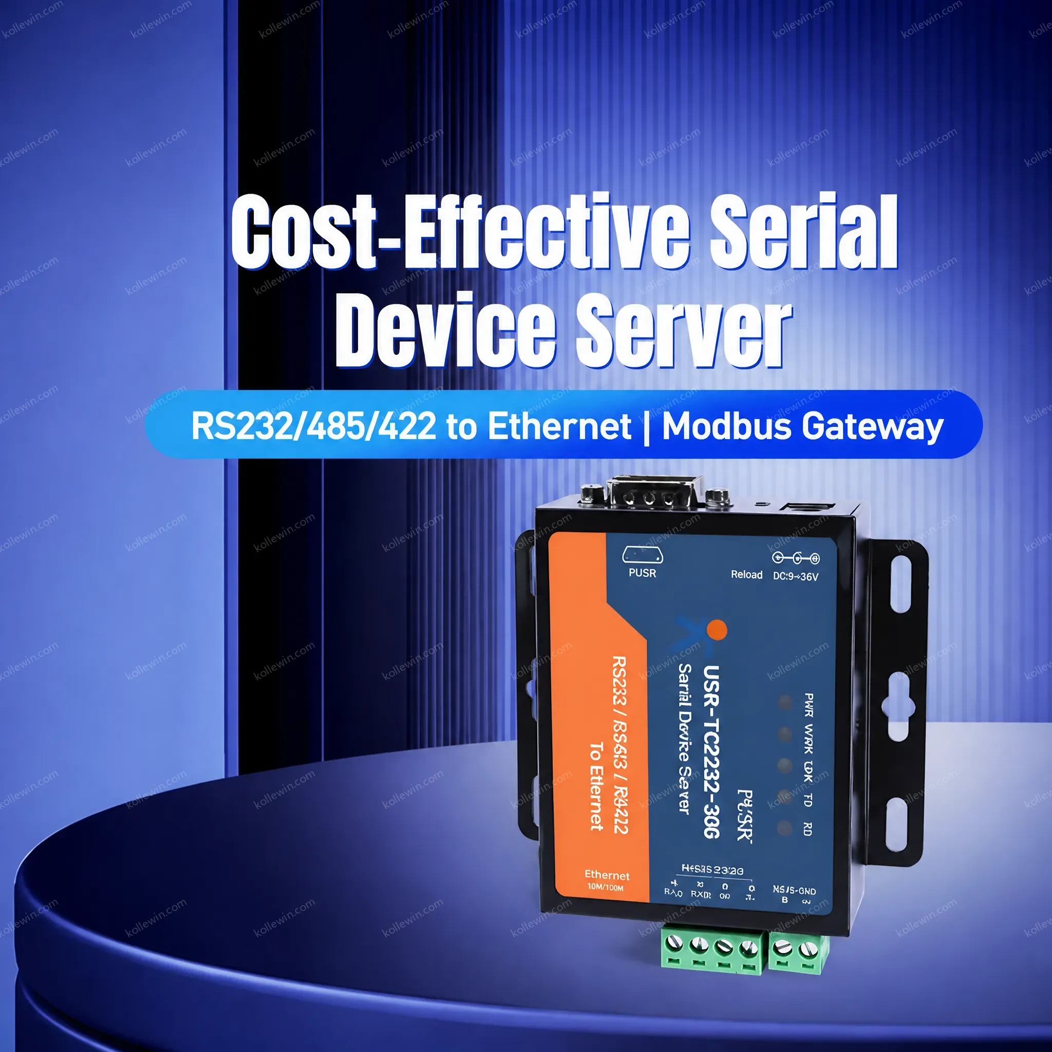 USR-TCP232-306 Low Cost RS232 RS485 RS422 to Ethernet TCP/IP Modbus Gateway Serial to Ethernet Converters