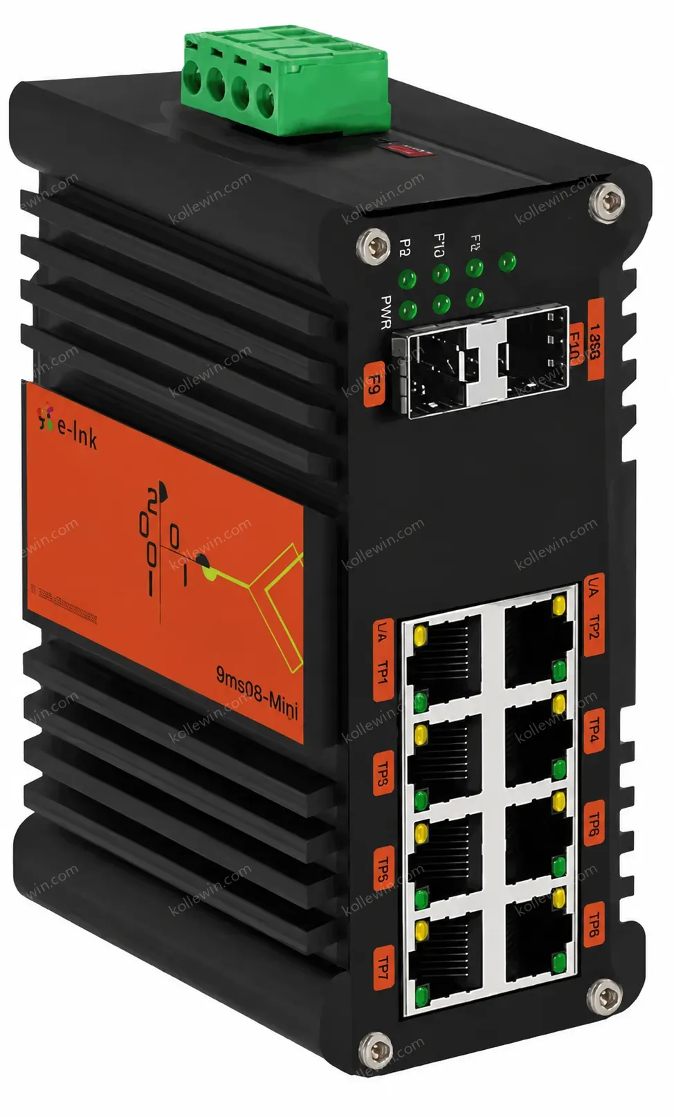 Industrial L2+ 8-Port 10/100/1000T 802.3at PoE + 2-Port 1000X SFP Managed Ethernet Switch IP40