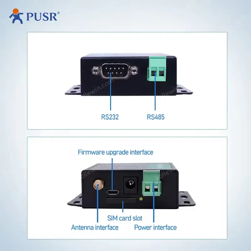 USR-G771-E LTE Europe CAT 1 Gsm Gprs Serial Cellular Modem Support RS232/RS458 Port Support MQTT IoT Platform