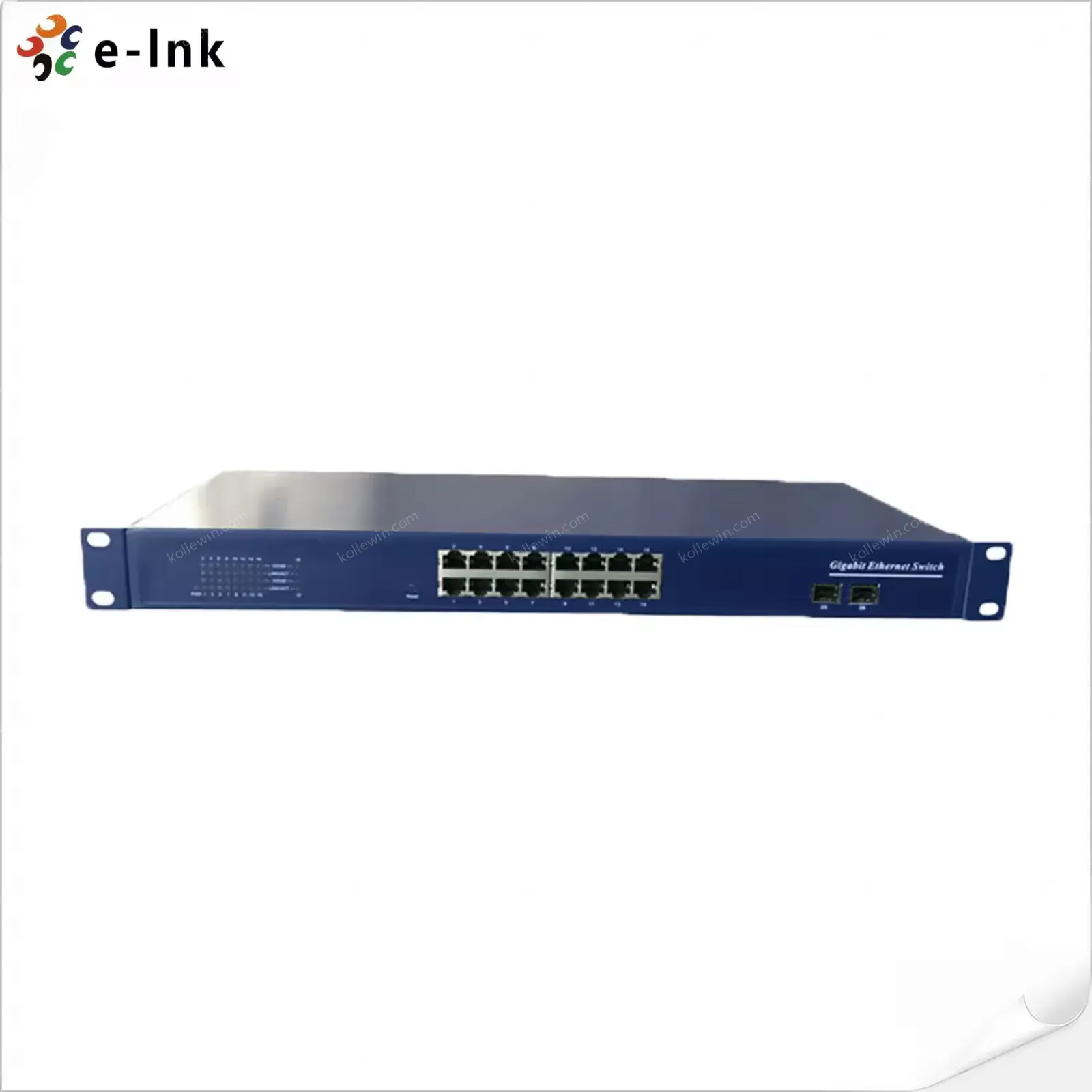 Factory Price 16-port 10/100/1000M Gigabit Switch with 2 SFP Slots for Networking