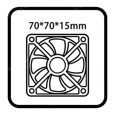 70*70*15mm
