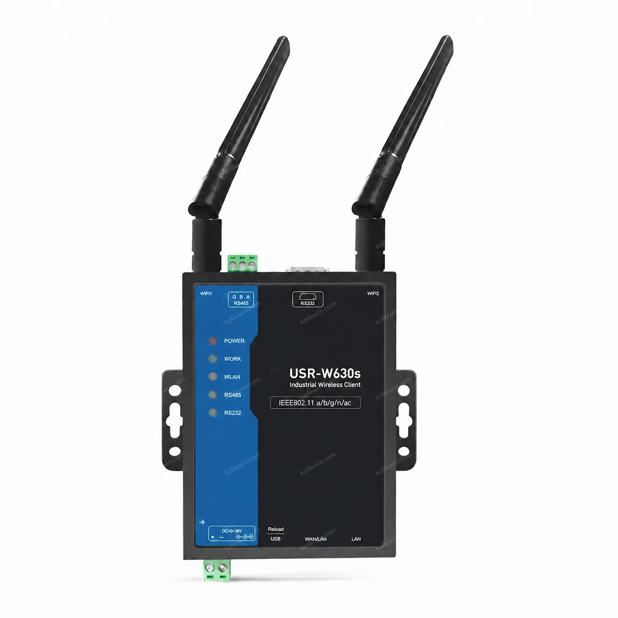 PUSR Industrial Wireless Client High-Performance WiFi 2.4GHz/5.8GHz AP/STA/AP+STA/Bridge Mode MQTT RS485/RS232/Ethernet