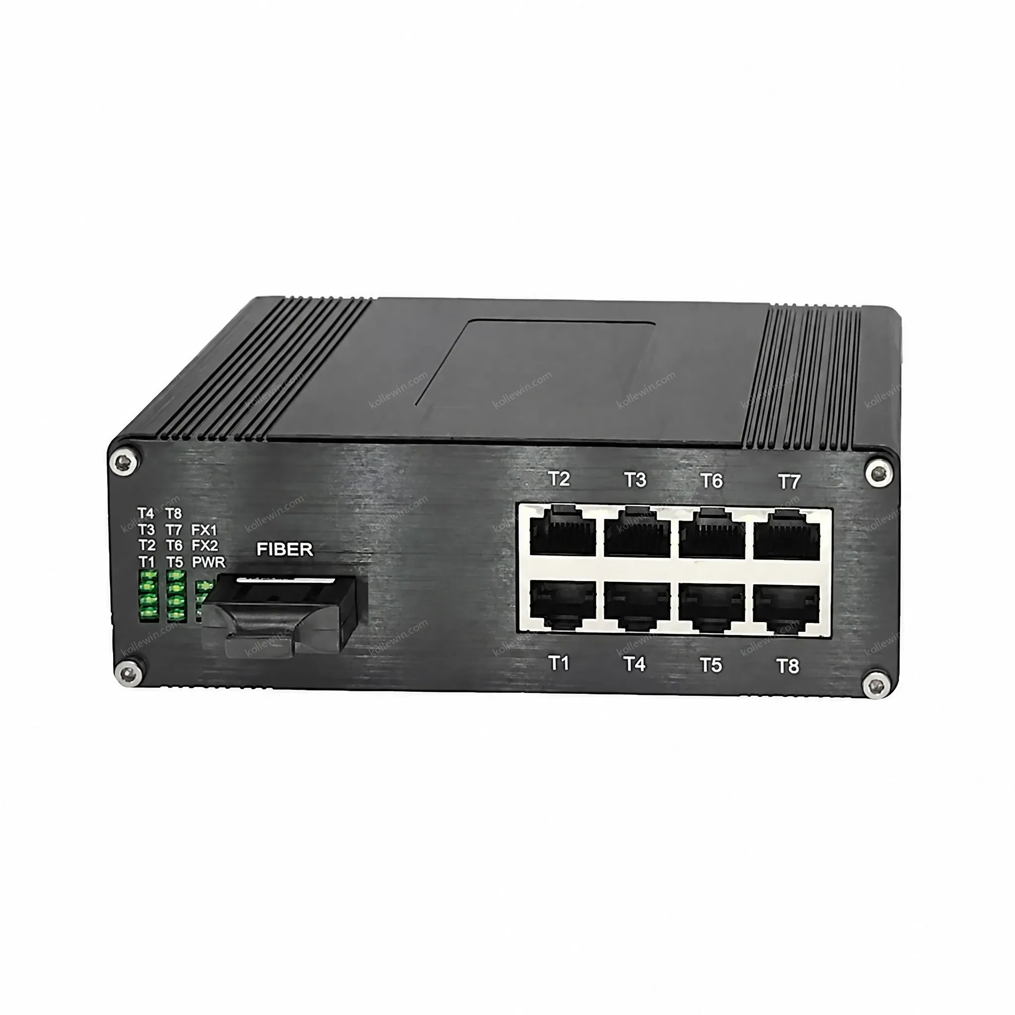 Industrial 8-Port Gigabit Ethernet Switch with 1 SFP Fiber Port High Speed 1000Mbps Support 4K MAC