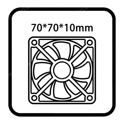 70*70*10mm
