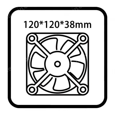 120*120*38mm