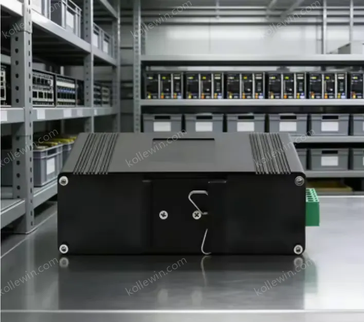 16 Port Switch 10/100/1000T Gigabit Compact Mini Industrial Din Rail Network Switch