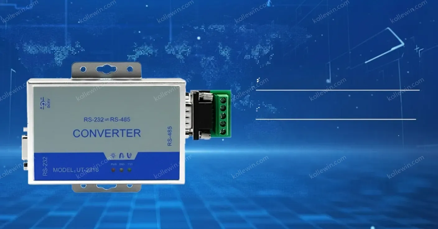 UOTEK RS-232 to RS-485 Converter Asynchronous Half-duplex Mode RS232 RS485 Converter Adapter UT-2216