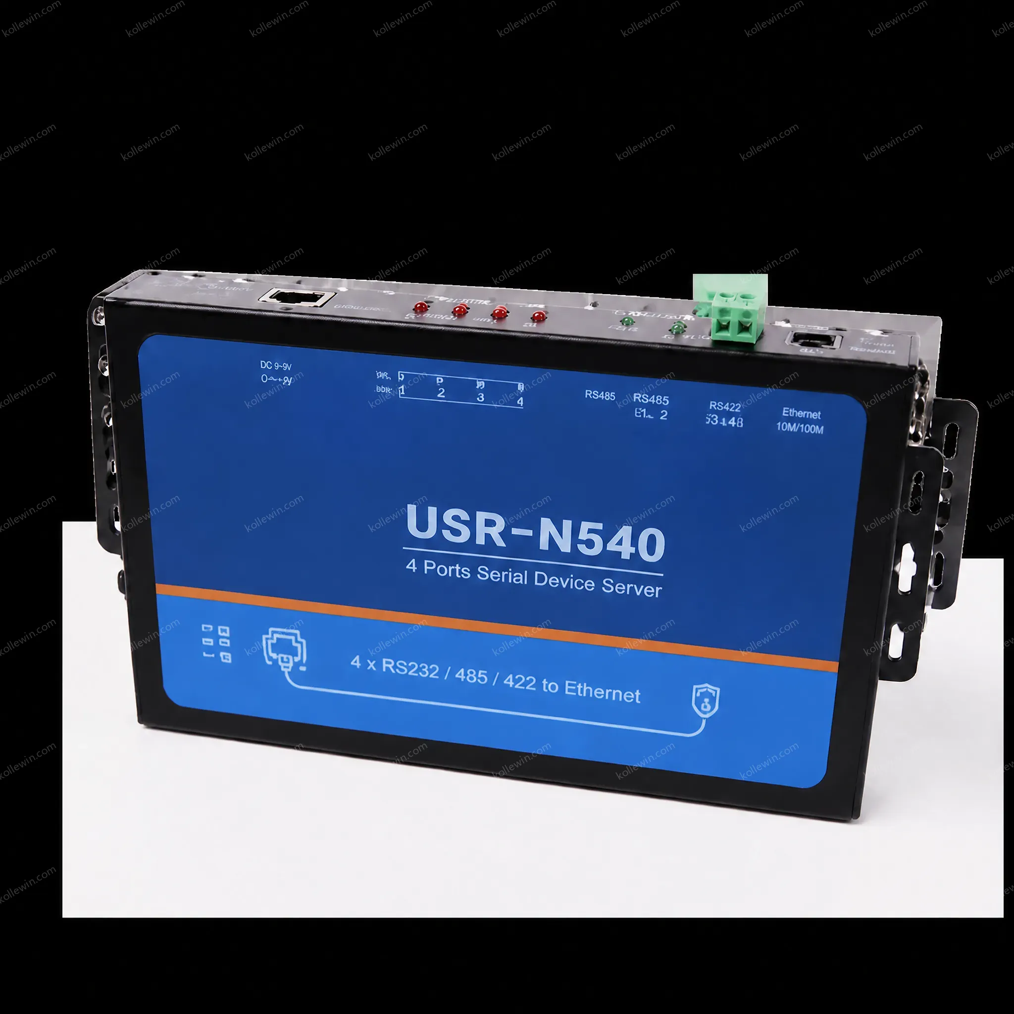 USR-N540 Modbus RTU to Modbus TCP 4 serial port rs232 to ethernet converter with SSL/TSL MQTT