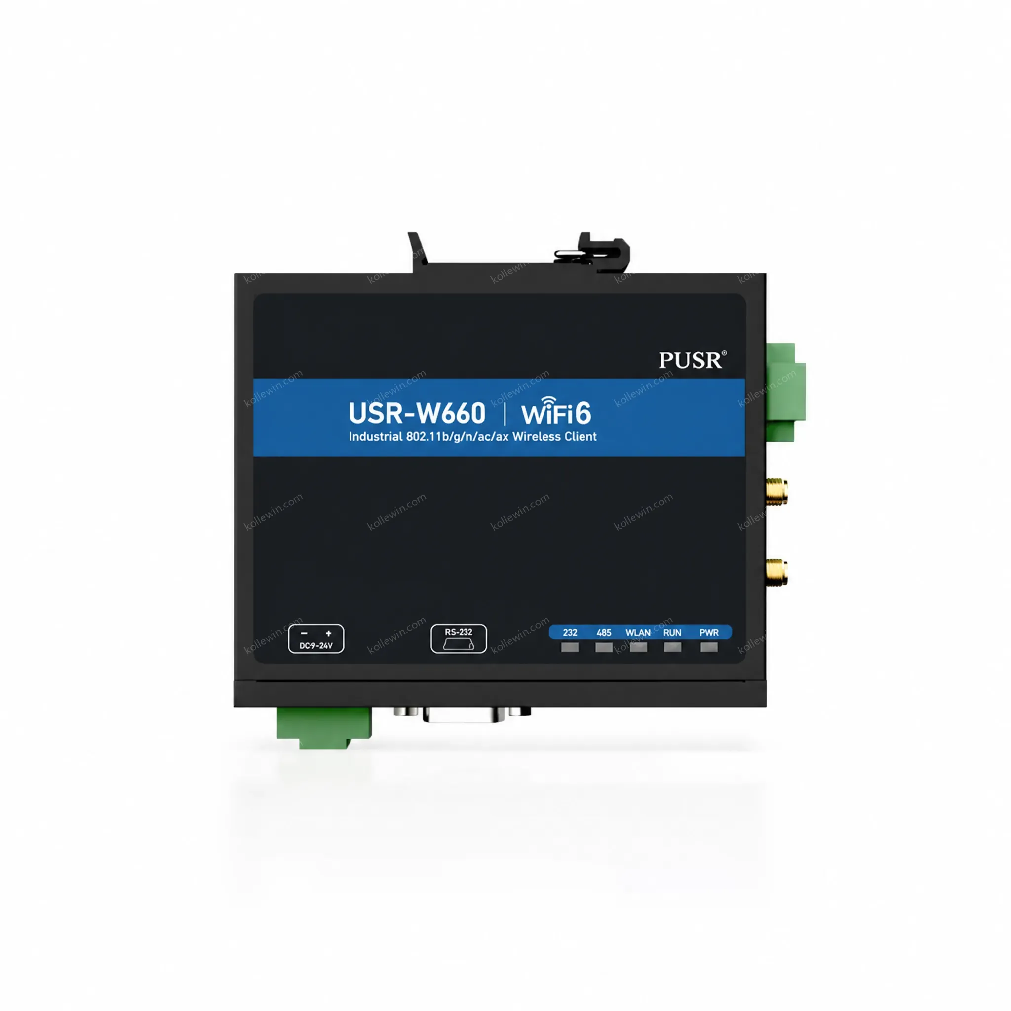 PUSR Dual Band RS232 RS485 Serial to WiFi6 Converter with MQTT SSL Quacomm Gigabit Port USR-W660