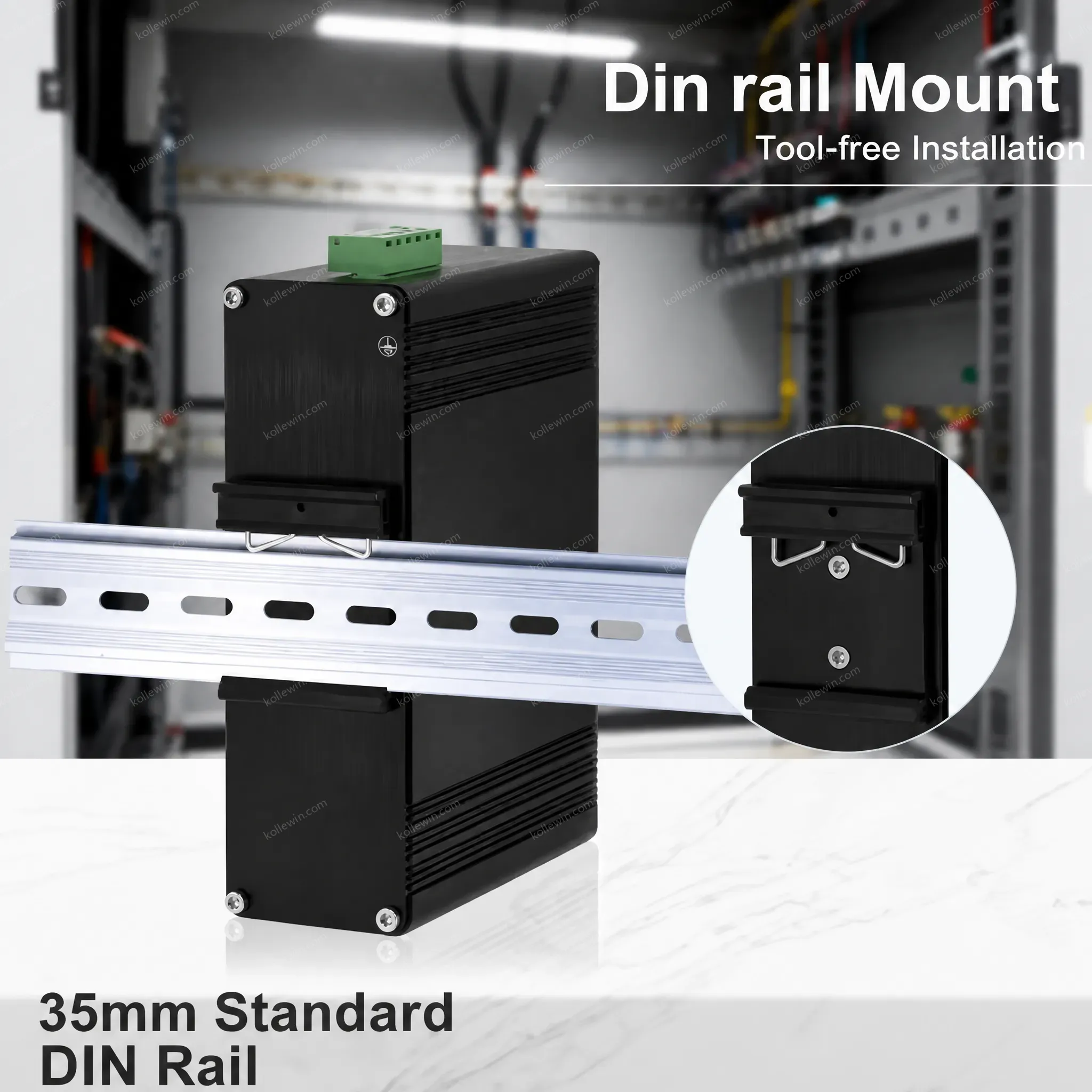 Industrial E-link LNK-IMC208-SFP 10Gbps 10/100/1000Mbps Fast Ethernet Switch 2 Fiber Ports 8 Copper Ports Full-Duplex for