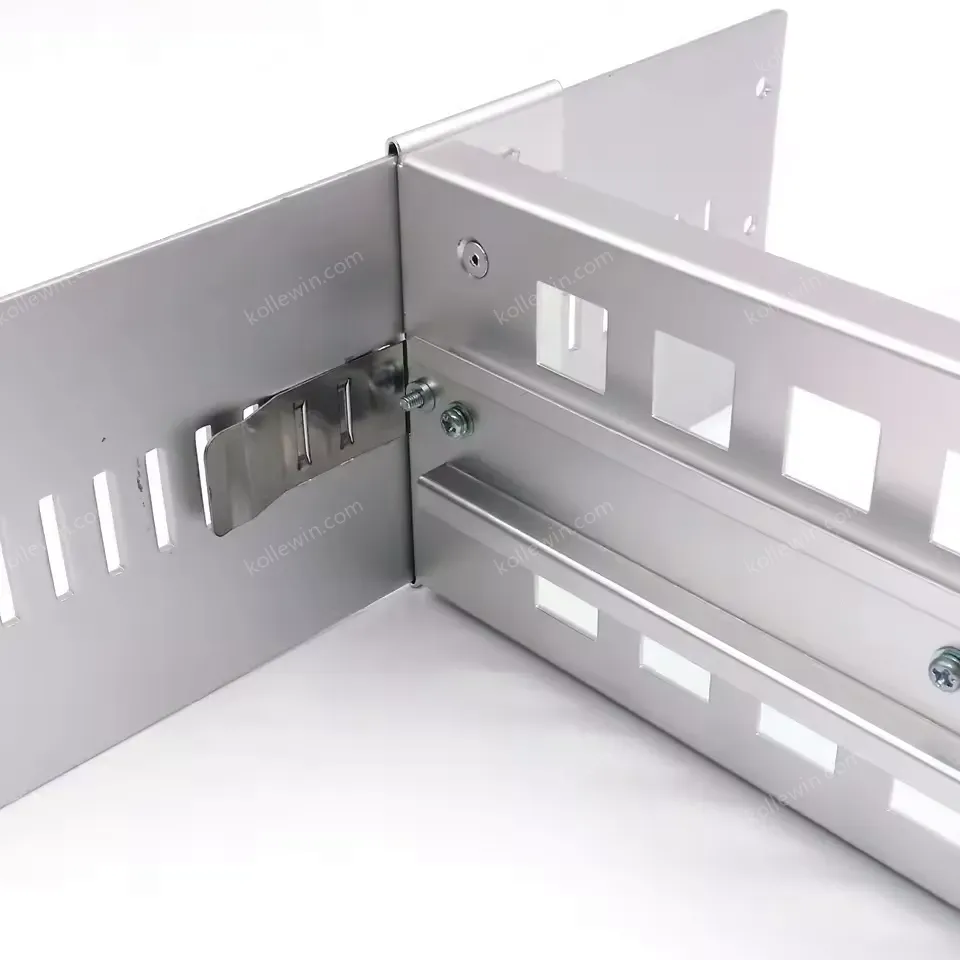 19 Inch Adjustable Recesses 35mm Universal Rack Mount Cabinet for Industrial Media Converter Switch DIN Rail Standoff Bracket