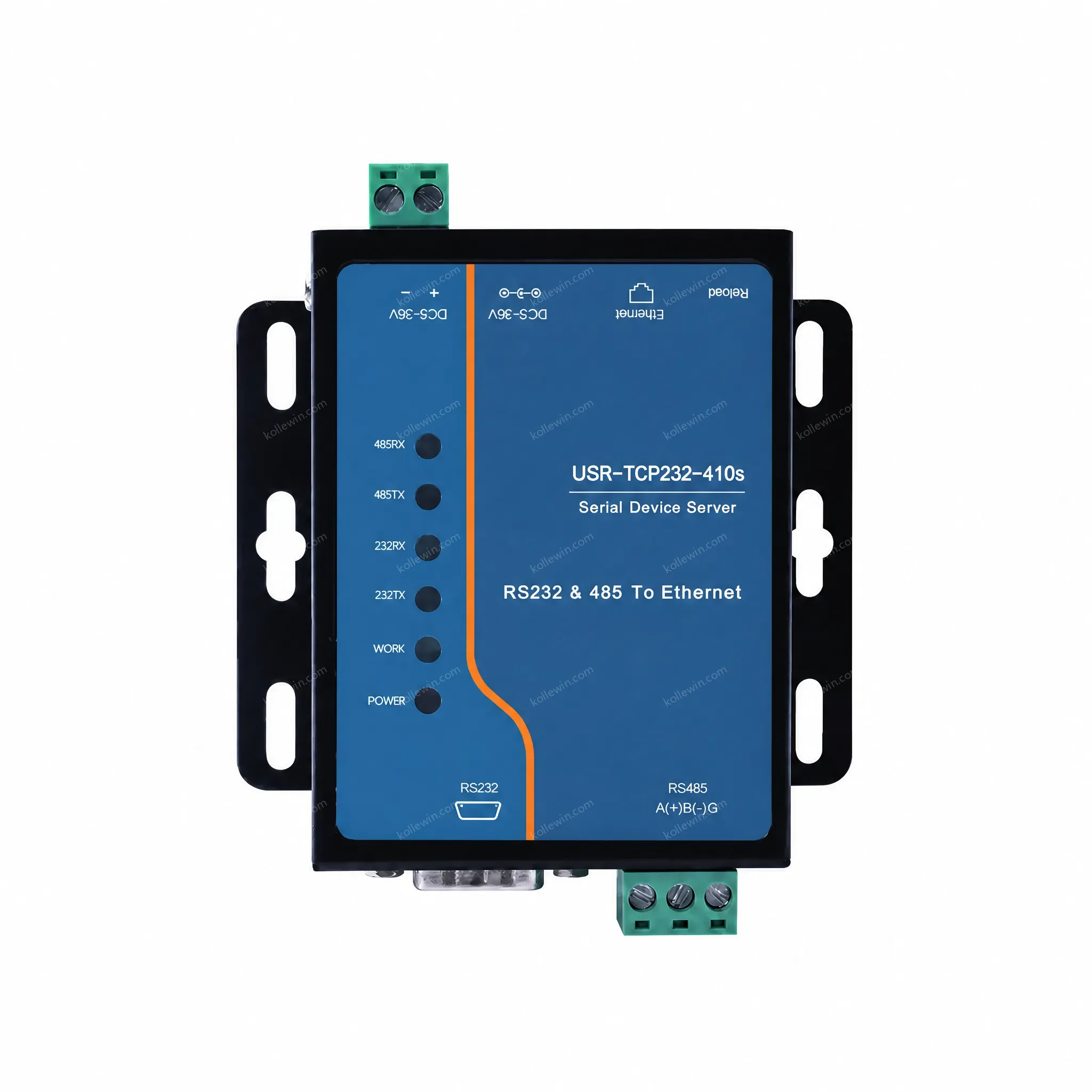 USR-TCP232-410S-RT RS485 RS232 to Ethernet IoT Devices Software Hardware Dual Watchdog Support Transparent TCP/UDP/HTTP