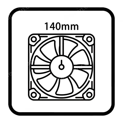 140mm dc fan