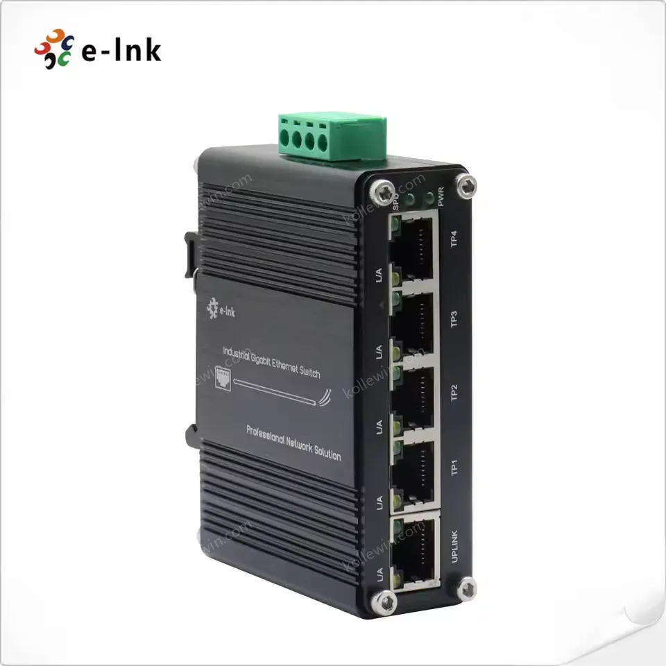 E-link LNK-IMC005-2.5G Mini Industrial 5-Port 10/100/1000/2500Base-T Ethernet Switch