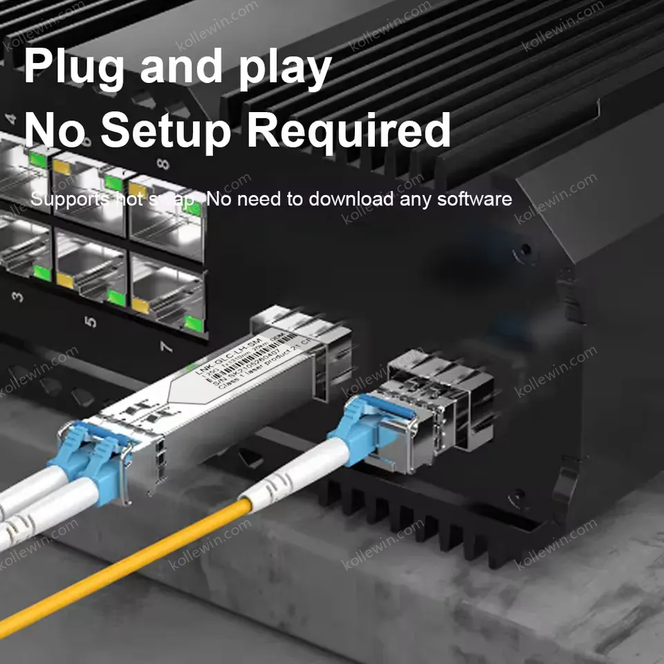 1.25G SFP Module with Digital Diagnostic Monitoring SMF Duplex LC 20KM Fiber Optical Transceiver