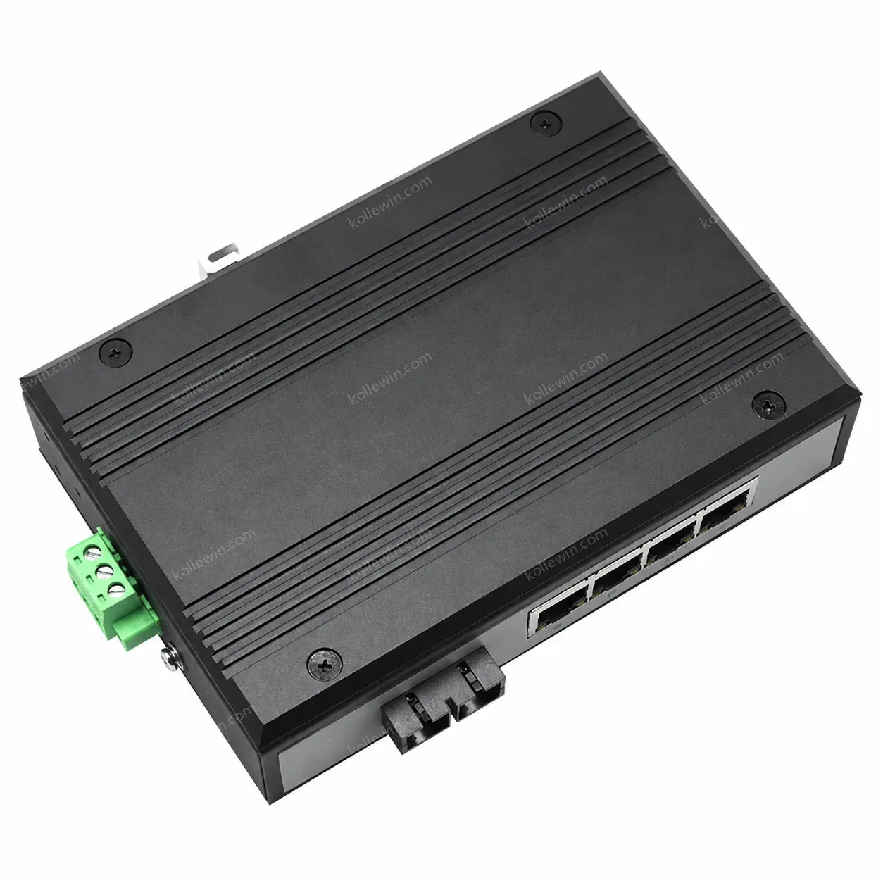 2PCS UOTEK 4 Ports 1000M RJ45 Gigabit Network Fiber Optic Transceiver Converter UT-2604GSM-SC