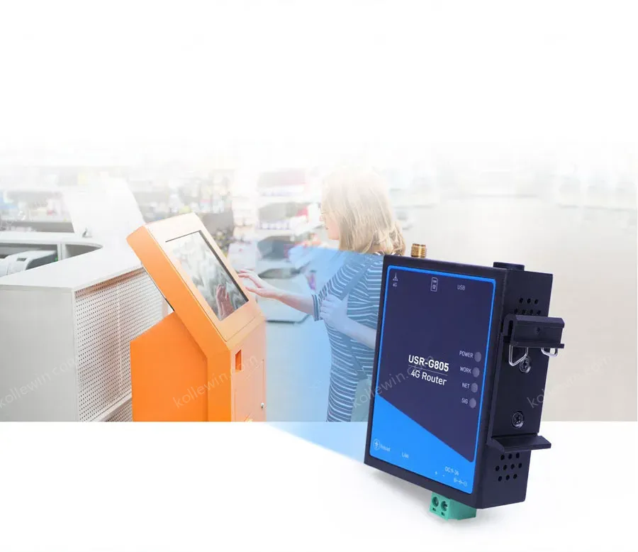 PUSR Industrial Cellular Wireless Router WiFi ethernet 4g Lte VPN With Sim Card telemanagement Qualcomm cellular module USR-G805